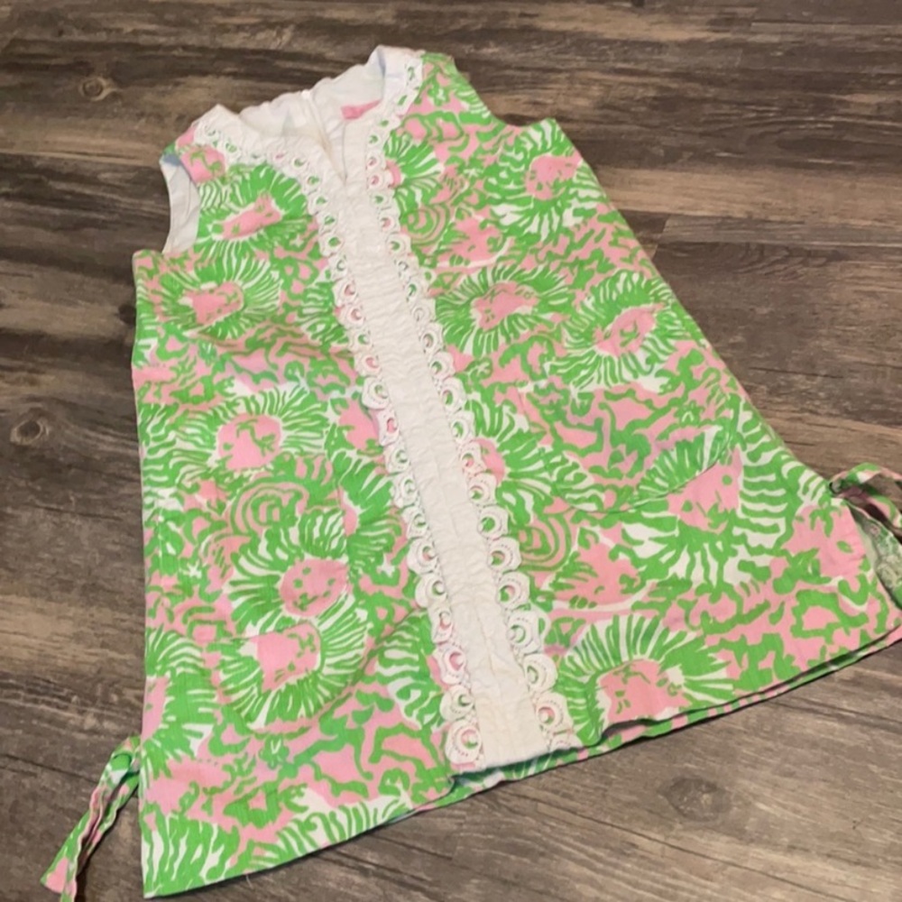 EUC Lilly Pulitzer girls lion dress size 7